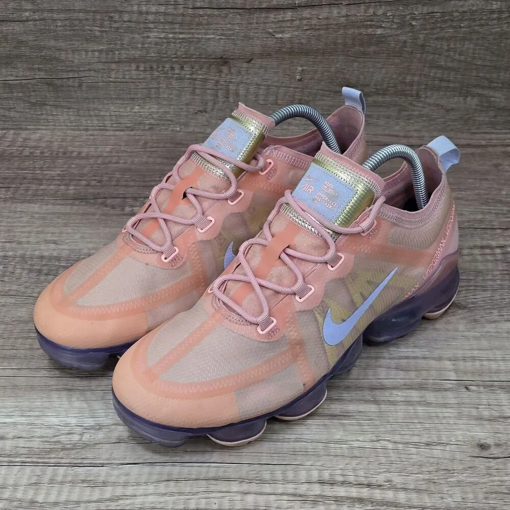 Nike Air Vapormax 2019 Women's Sz 11 Beached Coral Pink Running Shoes AR6632-603
